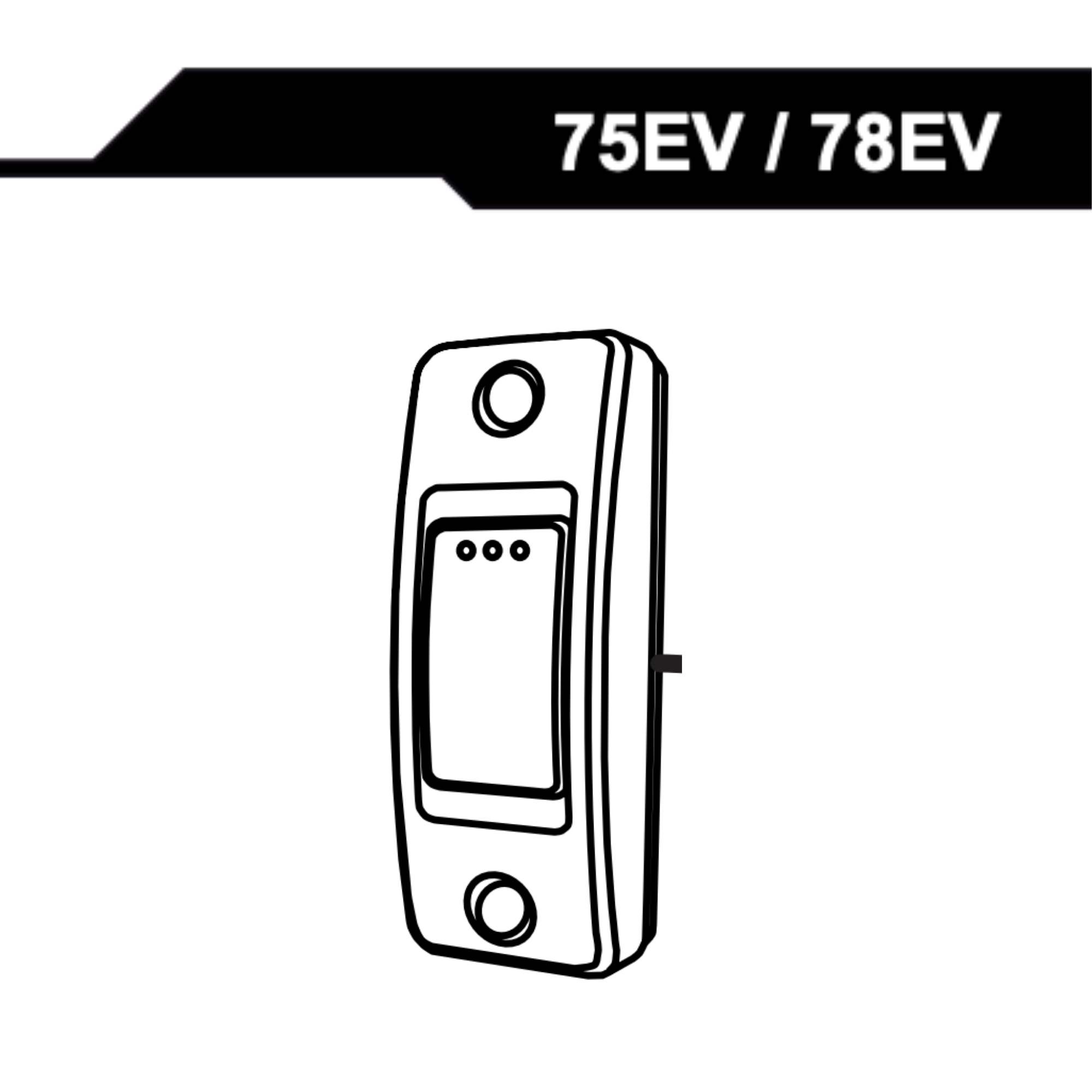 Manual for 75EV/78EV veggbryter